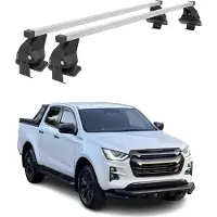 Menabo Dachträger Grundträger für Isuzu D-Max III 2019-2025 Stahl Grau 2tlg