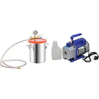 Syfax Vakuumkammer mit Einstufiger Pumpe 5,5 L