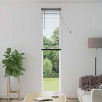 Syfax Jalousie Silber Grau 213 x 60 cm 25 mm PVC