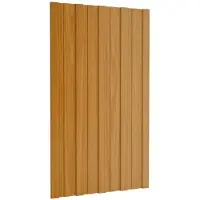 Syfax Dachpaneel 36 pcs Natur 80 x 45 cm Verzinkter Stahl