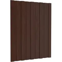 Syfax Dachpaneel 36 pcs Braun 60 x 45 cm Verzinkter Stahl