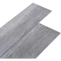 vidaXL Bodenplanken Mattes Holzgrau 5,02 m² 36 Stk. PVC