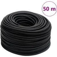 Syfax Hybrid-Luftschlauch Schwarz 0,6" 50 m Gummi und PVC