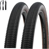 Schwalbe 2 x Fahrradreifen Drahtreifen Billy Bonkers bronze 57-559 ( 26 x 2.25 ) inkl. Reifenheber