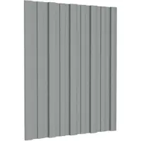Syfax Dachpaneel 36 pcs Grau 60 x 45 cm Verzinkter Stahl