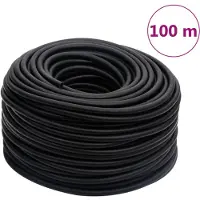Syfax Hybrid-Luftschlauch Schwarz 0,6" 100 m Gummi und PVC