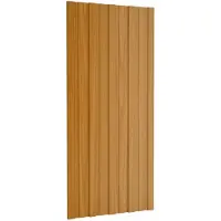 Syfax Dachpaneel 12 pcs Natur 100 x 45 cm Verzinkter Stahl