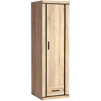 Masseno Drehtürenschrank MALAGA 58/192/59 cm 1-türig Sonoma Eiche