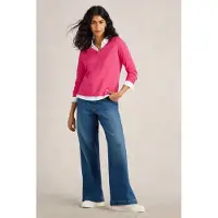 White Stuff Naria Jumper Bright Pink Größe: 8 | Longsleeves Outlet | Damen | Rosa