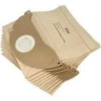 VHBW 10x Staubbeutel Ersatz für Swirl K224, K223, K225 für Staubsauger - 25cm x 24,5cm braun