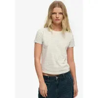 Superdry T-Shirt "ESSENTIAL LOGO STR FITTED TEE" angenehmes Tragegefühl durch besonders weiche Haptik