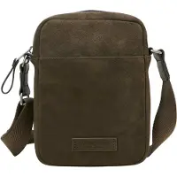 Marc O'Polo Leder Umhängetasche Lovis Crossbody Bag Dark Nickle braun