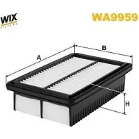 WIX FILTERS Luftfilter WA9959 für HYUNDAI Venue (QX, QXI) Filtereinsatz