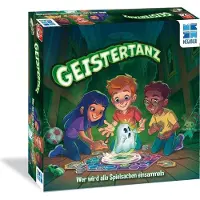 MEGABLEU , Geistertanz, Kinderspiel ab 6 Jahre – Familienspiel mit magischer Kerze ohne Batterien – Schnelles Sammel- und Ausweichspiel – Für 2–4 Spieler ab 6 Jahren