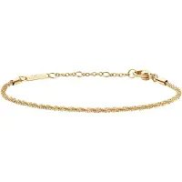 Daniel Wellington - Elan DW00400560 Twisted Gold Plated Bracelet