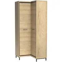 Masseno Drehtürenschrank SYNDRA 102,5/197/58 cm 2-türig Eichefarben