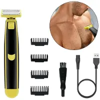 Welikera Elektrischer Rasierer Herren 3-in-1, Bart- & Haarschneider, wasserdicht Nass & Trocken, USB aufladbar, perfektes Männer Geschenk