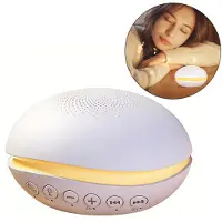 Welikera Schlafhilfe Weißes Rauschen Gerät, Baby Nachtlicht mit 26 Sounds, 3 Helligkeiten, Timer Funktion, tragbar für Schlafzimmer & Reise
