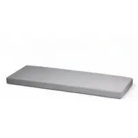 Setgarden Medio Kissen Outdoor Gartenbank Kissen 110x50x7cm Kissen Für 2-Sitzer Bänke 1tlg Grau