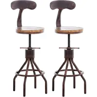 CLP 2er Set Barhocker Hanam bronze