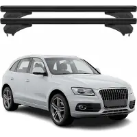 Menabo Dachträger Grundtäger für Audi Q5 8R 2008-2016 Aluminium Schwarz 2 tlg