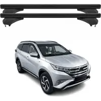 Menabo Dachträger für Toyota Rush F800/F850 2018-2025 Aluminium Schwarz 2 tlg