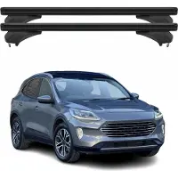 Menabo Dachträger Grundtäger für Ford Kuga III 2020-2025 Aluminium Schwarz 2 tlg