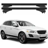 Menabo Dachträger Grundtäger für Volvo XC60 I 2008-2013 Pre-FL Alu Schwarz 2 tlg