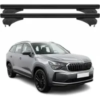 Menabo Dachträger Grundtäger für Skoda Kodiaq II 2024-2025 Aluminium Schwarz 2x