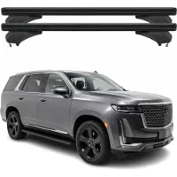 Menabo Dachträger Grundtäger für Cadillac Escalade V 2022-2025 Alu Schwarz 2 tlg