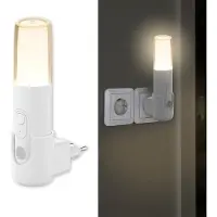 Northpoint LED Orientierungsleuchte mit Bewegungsmelder Induktionsladung Taschenlampe & Notlicht Rund