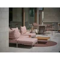 Stern Coco Loungemöbel-Set 6tlg Aluminium/Textilen/Teak Greige/Lychee
