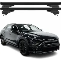 Menabo Dachträger Grundtäger für Citroen C5 X E43 2021-2025 Aluminium Schwarz 2x