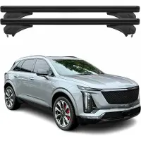 Menabo Dachträger Grundtäger für Cadillac XT5 2020-2024 Aluminium Schwarz 2 tlg