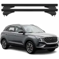 Menabo Dachträger für Hyundai iX25 / Creta 2020-2025 Aluminium Schwarz 2 tlg
