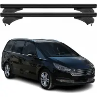 Menabo Dachträger Grundtäger für Ford Galaxy III 2015-2022 Aluminium Schwarz 2x