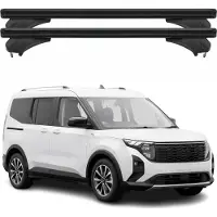 Menabo Dachträger für Ford Tourneo Courier 2023-2025 Aluminium Schwarz 2 tlg