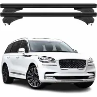 Menabo Dachträger für Lincoln Aviator U611 2020-2025 Aluminium Schwarz 2 tlg