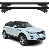 Menabo Dachträger für Land Rover Range Rover Evoque L538 2011-18 Alu Schwarz 2x