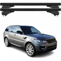 Menabo Dachträger für Land Rover Range Rover 2 Sport L494 2014-22 Alu Schwarz 2x