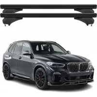 Menabo Dachträger Grundtäger für BMW X5 G05 2019-2026 Aluminium Schwarz 2 tlg