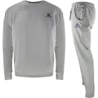 Aquascutum - Iconic Crest - Trainingsset Mit Rundhalsausschnitt In Grau