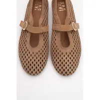 Forever & Always Arian Leder Ballerina Damen