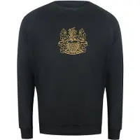 Aquascutum - Iconic Crest - Schwarzes Trainingsanzug-set Mit Rundhalsausschnitt