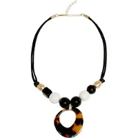 White Stuff Lilium Suede Bead Necklace Black Multi Größe: OS | Halsketten Outlet | Damen | Schwarz