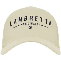 Lambretta - "Originals" Baseball-Mütze für Herren/Damen Unisex (Steinfarben)
