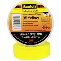 3M 7100238736, 1 Stück(e), Gelb, PVC, 600 V, Sichtverpackung, UL Listed, VDE, CSA Certified, RoHS 2015/863/EU Compliant