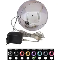 Europalms LED Snowball 15cm, lila (83501248)