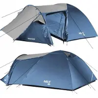 Nils Camp Nc6012 Blau-Grau Campingzelt Trekker