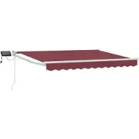vidaXL Manuelle Gelenkarmmarkise mit LEDs 3 x 2 m